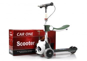 Детский самокат RiverToys HB-T-66 — (зеленый)