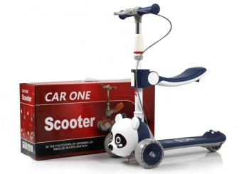 Детский самокат RiverToys HB-T-66 — (синий)