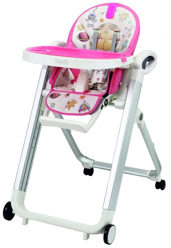Стульчик для кормления Nuovita Futuro Bianco — Cosmo Rosa