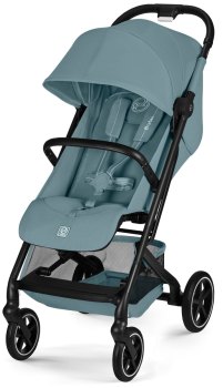 Прогулочная коляска Cybex Beezy NEW — (Stormy Blue c дождевиком и бампером)