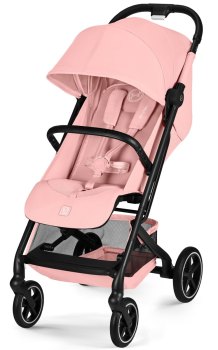 Прогулочная коляска Cybex Beezy NEW — (Candy Pink c дождевиком и бампером)