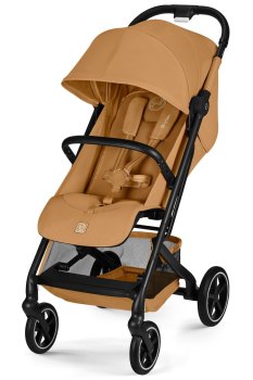Прогулочная коляска Cybex Beezy NEW — (Cinnamon Yellow c дождевиком и бампером)
