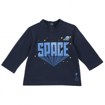 Лонгслив Chicco, принт Space, для мальчиков