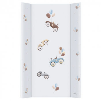 Пеленальный матрасик Ceba Baby Comfort 80 см без изголовья на кровать 125x65 см W-212 — Retro Cars