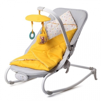 Шезлонг KinderKraft Felio — yellow
