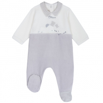 Комбинезон Chicco для мальчиков, цвет светло-серый