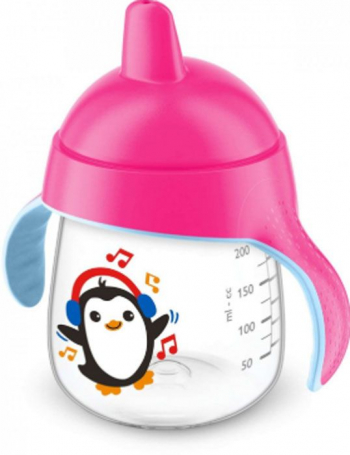 Чашка-поильник Avent 260мл 12мес+ SCF753/05 — розовый