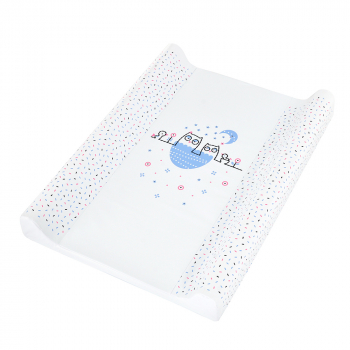 Пеленальная доска BER BER DINO 70, 70х50 см — Совы голубой
