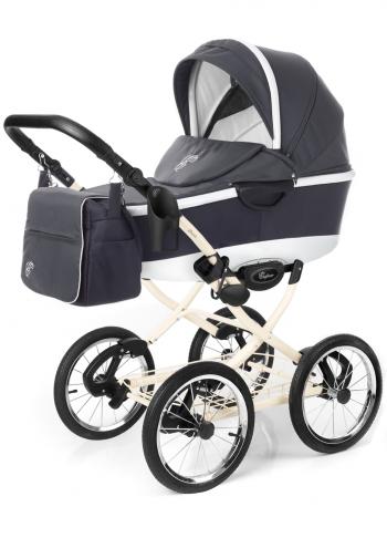 Коляска для новорожденных Esspero Classic Alu (шасси Beige) — Dark