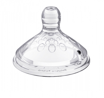 Соска BabyOno NATURAL NURSING антиколиковая (2шт. в уп.) — для каш и кефира