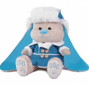 Мягкая игрушка Maxi Toys Зайчик Jack&Lin (25 см) — в Дубленке и Шапке