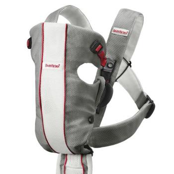 Рюкзак-кенгуру BabyBjorn Original Mesh — Серый с белым