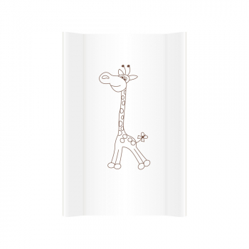 Пеленальная доска Alberomio PT70 70х47 см — Жирафик белый