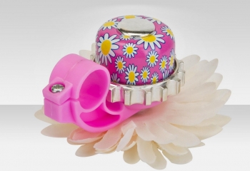 Звонок алюминий RT — Цветок розово-фиолетовый