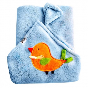 Плед Uviton — Птичка голубой