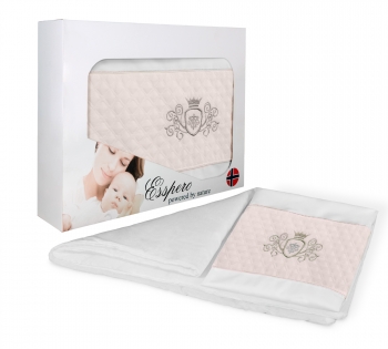 Комплект постельного белья в коляску Esspero Conny 5 предметов — Crown Beige