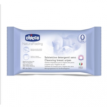 Очищающие салфетки для груди Chicco