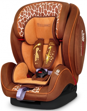 Автокресло Welldon Encore Fit SideArmor CuddleMe — Giraffe talk