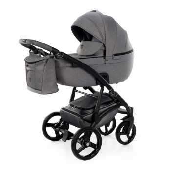 Коляска 2 в 1 Tako Laret Soft — TLS-05 (ткань светло-серая/коробсветло-серый/рама черная)