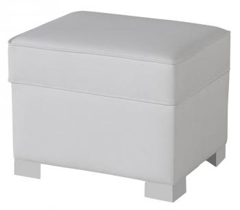 Пуфик с ящиком Micuna Foot Rest White — White Leatherette