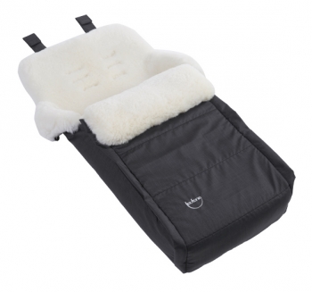 Конверт в коляску Teutonia Lambskin Footmuff — 6005 Gunmetal