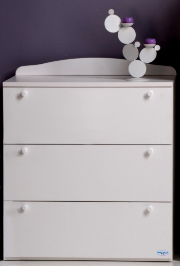 Тумба Baby Italia (3 ящика) — Белый (Bianco)