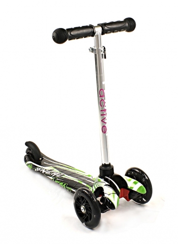 Трехколесный самокат Triumf Active Mini Up Flash Print SKL-06AHP — зеленый