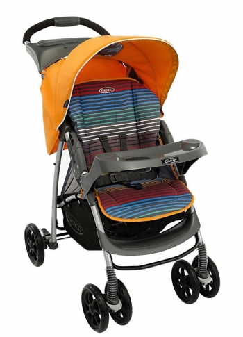 Прогулочная коляска Graco Mirage + W Parent tray and boot — Jaffa stripe