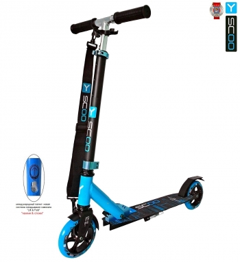 Самокат Y-SCOO RT 145 CITY Hong Kong — blue