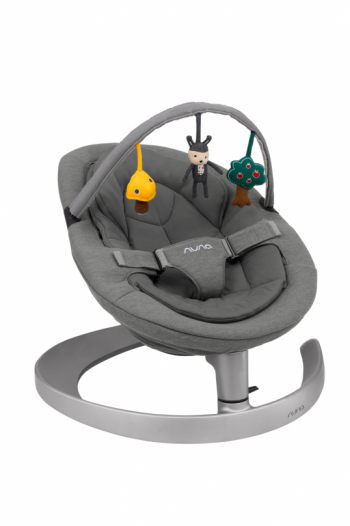 Шезлонг Nuna Leaf Grow Toy — Granite