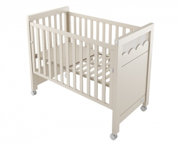 Детская кроватка Micuna Amelia Aran Luxe с LED-подсветкой 120x60 — Sand