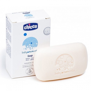 Детское мыло Chicco Baby Moments 100 гр. 320615021