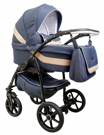 Коляска 2 в 1 Peppy Carolina — синий