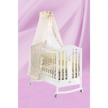 Детская кроватка Feretti "RICORDO DONDOLO" — Bianco/White