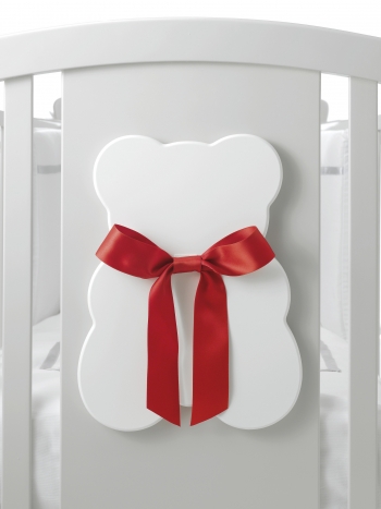 Пеленальный комод с ванночкой Erbesi Bubu Fiocco — Red