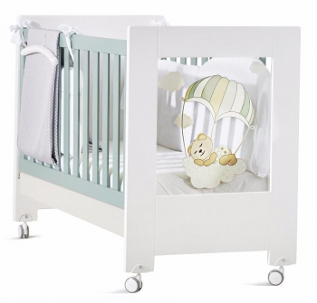 Детская кроватка Feretti "Fabienne et Mathieu" — Bianco/Menta