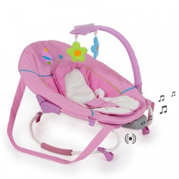 Шезлонг музыкальный Hauck Leisure e-motion — buterfly