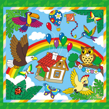 Игровой коврик Funkids "Delux Step Up Gym" — Sky / CC9991