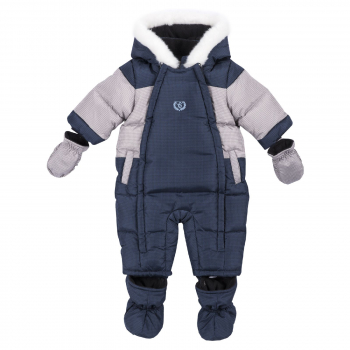 Комбинезон утепленный Chicco с пуховым наполнителем, цвет тёмно-синий