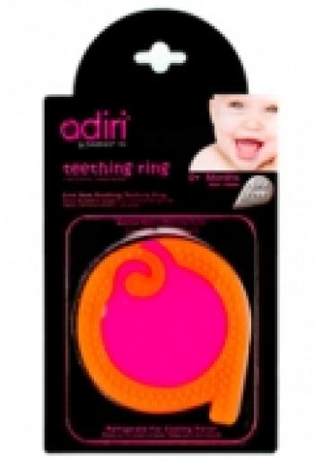 Прорезыватель для зубов Adiri A Teething Rings — magenta-orange