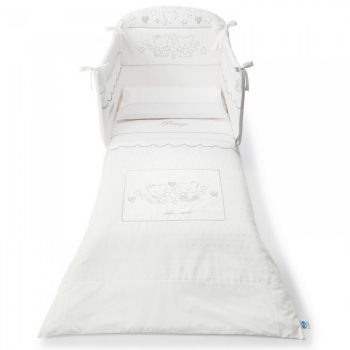 Комплект в кроватку Pali Prestige 3 предмета — White (белый)