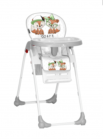 Стульчики для кормления LORELLI Oliver — Серый / Grey Foxes 1828