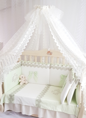 Комплект постельного белья Eco Line Madrid Light (120х60) — Салатовый