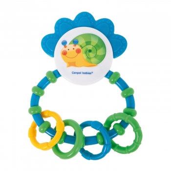 Погремушка-прорезыватель Canpol Happy garden — синий