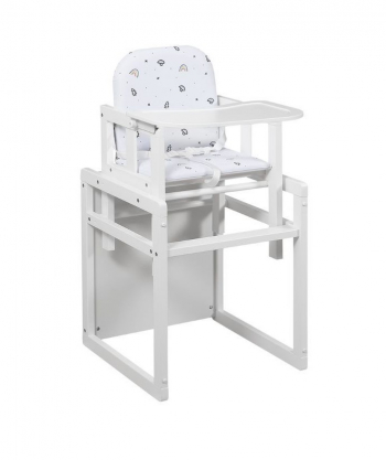 Стульчик для кормления растущий Micuna Tik-Tak — White