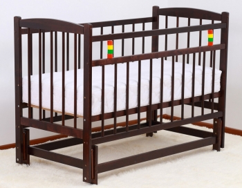 Детская кроватка Farfello КД 1200 МП — венге