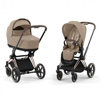 Коляска 2 в 1 Cybex Priam IV (шасси Rosegold)