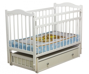 Детская кроватка Farfello Колибри 6 — белый