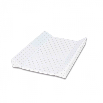 Поворотная пеленальная доска Micuna CP-1434 с пластиковым матрасиком — White/Grey Stars