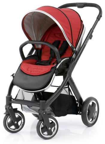 Прогулочная коляска Oyster 2 + Colour Pack (шасси Black) — Tango Red
